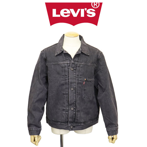 Levi's (リーバイス) A3174-0000 TYPE タイプ1 TRUCKER JACKET トラッカー デニムジャケット ブラックインディゴ L LV040拍卖