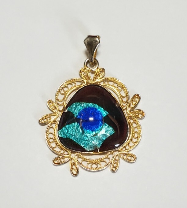 七宝焼き ペンダントトップ レディース アクセサリー 5g きれいめ拍卖