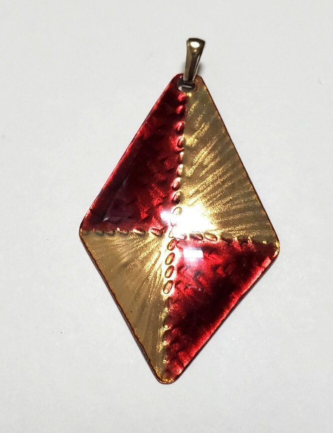 七宝焼き ペンダントトップ レディース アクセサリー 4,5g 美品拍卖