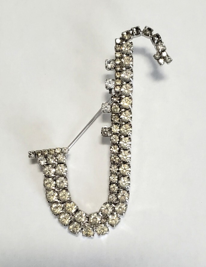 ラインストーン ブローチ 楽器 レディース アクセサリー 13,1g きれいめ拍卖