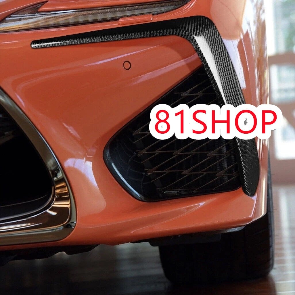 品質保証 レクサスRC F Sport 2015~2018年式用 カーボン フロントバンパーサイドガーニッシュ エアベント付 2点セット拍卖