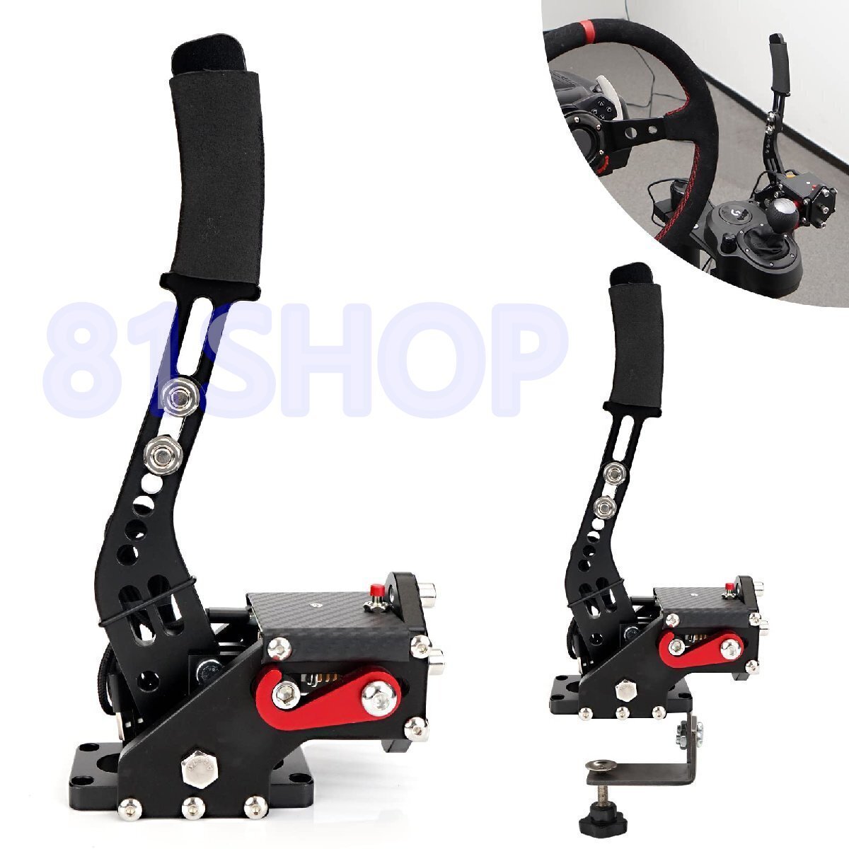 ハンドブレーキ PC PS4 PS5 サイドブレーキ USB ロジクール G29 専用 64ビット シミュレーション レースゲーム レーシングゲーム用拍卖