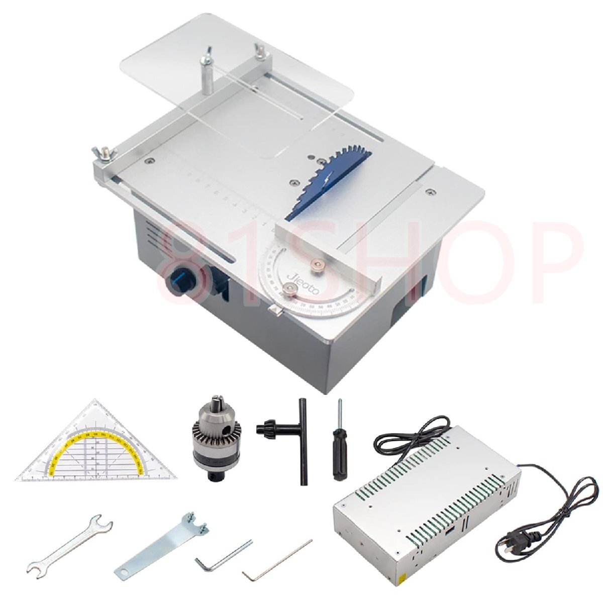 デュアルモーターテーブルソー アップグレード版|DIY ミニ卓上切断機|木工用|バンドスピードコントロール拍卖