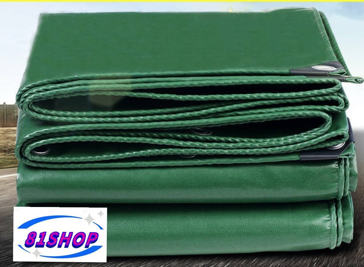 「81SHOP」品質保証☆雨避けカバー 荷台 トラック PVCコーティング エステルシート 日焼け止め 厚手帆布 完全防水 サイズ 5mx6m拍卖
