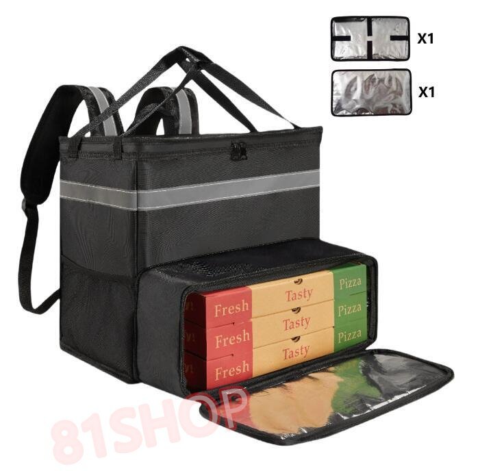 新作ウーバーイーツ バッグ 配達用 大容量 デリバリーバッグ キャンプ 拡張機能付きで効率UPピザ 寿司 拡張 50L 保冷保温バッグ拍卖