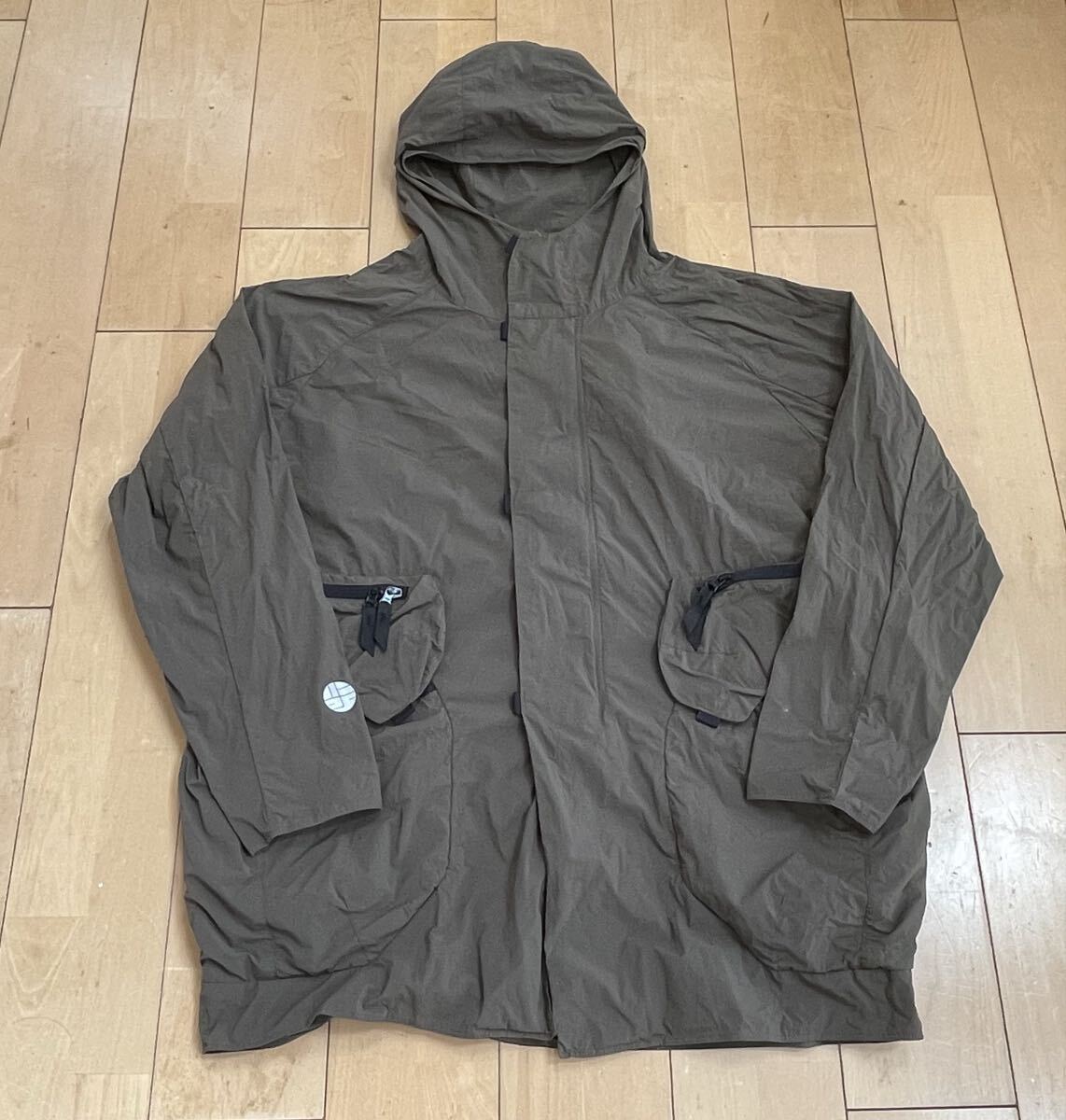 alk phenix アルクフェニックス karuzak coat/garment dye ナイロンジャケット オリーブ XL 未使用新品 定価49000円拍卖