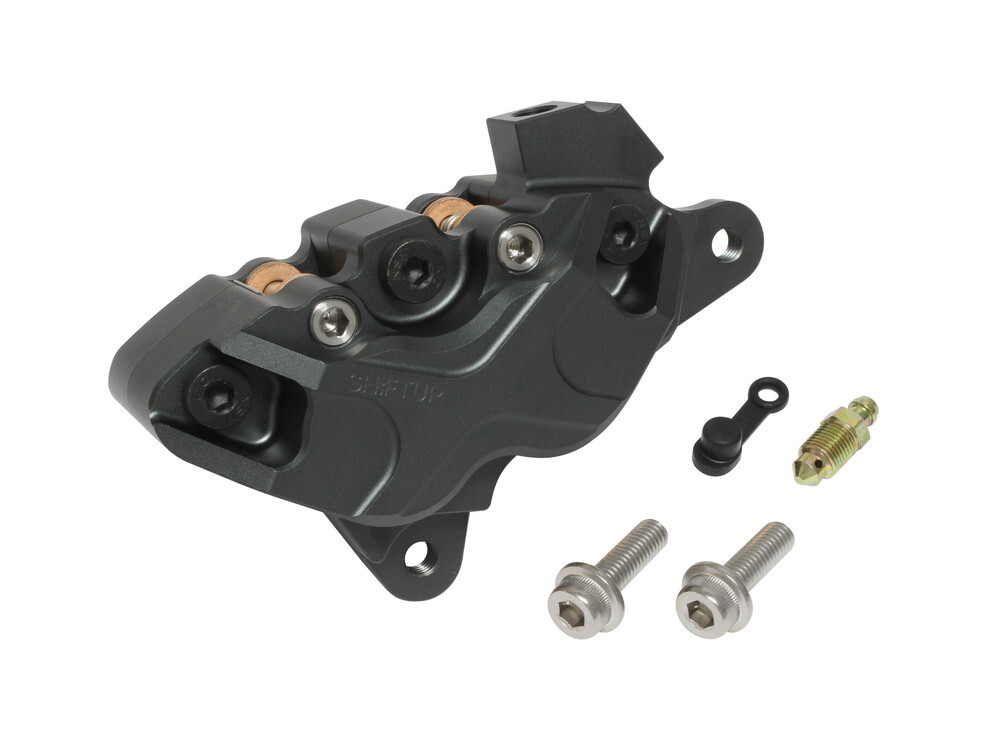 NSF100(HR01)用ビレットブレーキキャリパー/X (エックス)キャリパー 4POD(スモークガンメタ)_シフトアップ拍卖