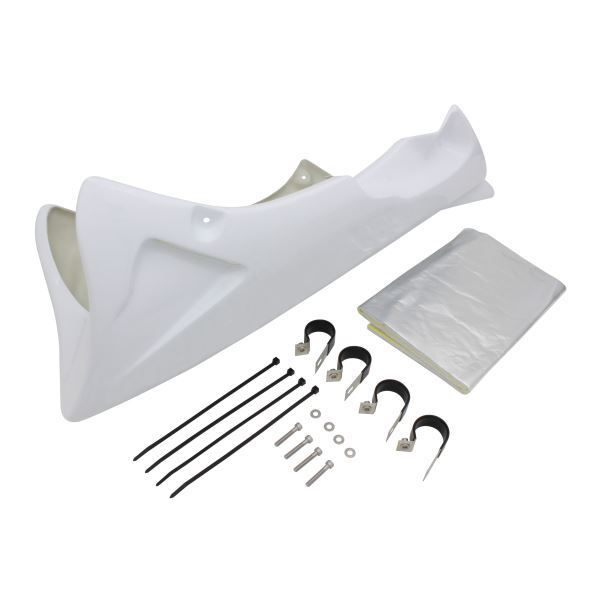 ZRX400-2(-2008) 用 マッスルラインアンダーカウル ホワイトゲルコート|ポッシュフェイス/POSH拍卖