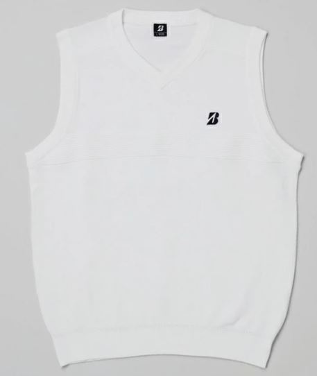 《2025年秋冬》ブリヂストンゴルフ Vネックベスト FGM01C 白(LL) 拍卖