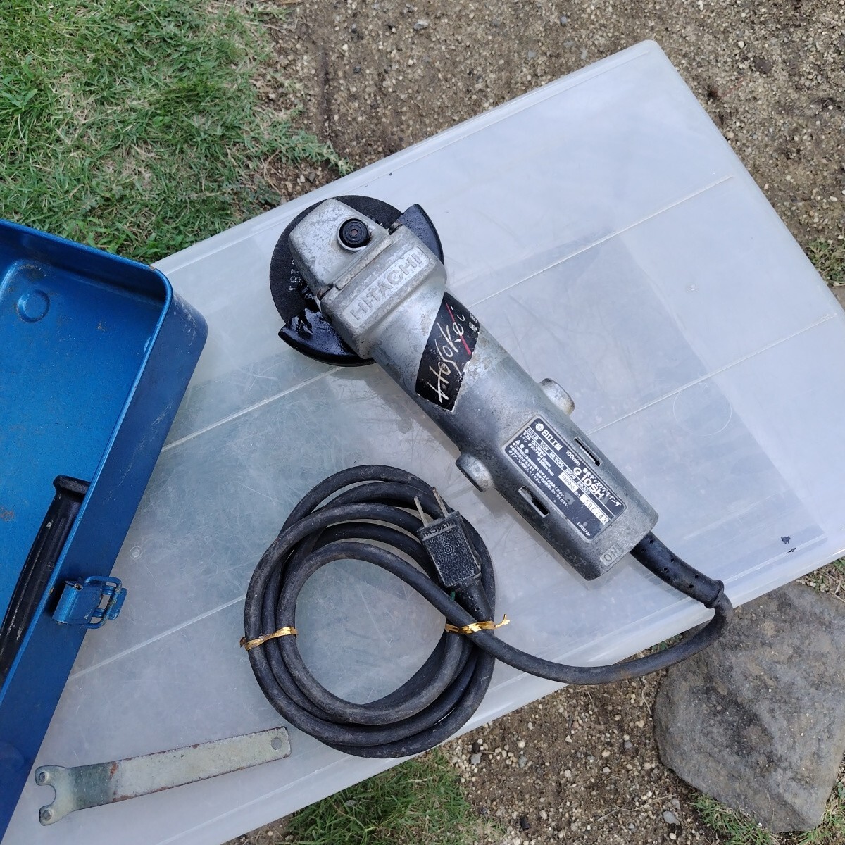 日立100mm電気ディスクグラインダ G10SH (中古)拍卖