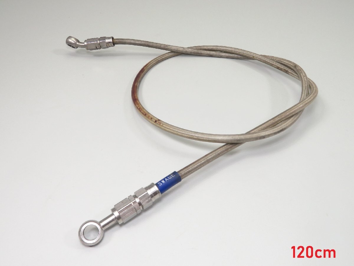 XJR1300/RP01J 汎用 スウェッジライン メッシュホース クラッチで使用 検 ノーマル カスタム レストア 1 XJR1200/4KG/RP03J SWAGE-LINE拍卖