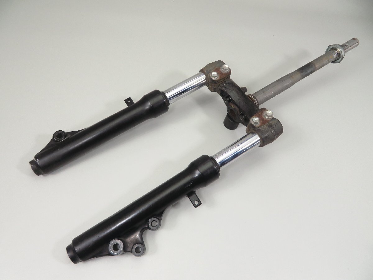 ②アドレスV125S/CF4MA FI 純正 フロントフォーク ステム 検 ノーマル カスタム 5 LTD CF46A CF4EA アドレスV125G ステアリング 三又拍卖