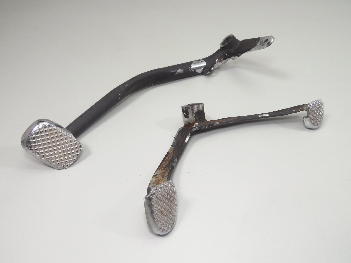 □リトルカブ セル/AA01 純正 ブレーキ シフト/チェンジ ペダル 検 ノーマル カスタム 1 C50 C70 C90 HA02 スーパーカブ シーソーペダル拍卖