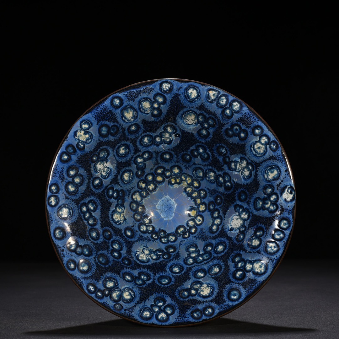 宋 建窯 官款 天目盞斗笠碗 唐物 箱付き 陶磁器 中国美術 古美術 置物 H02拍卖