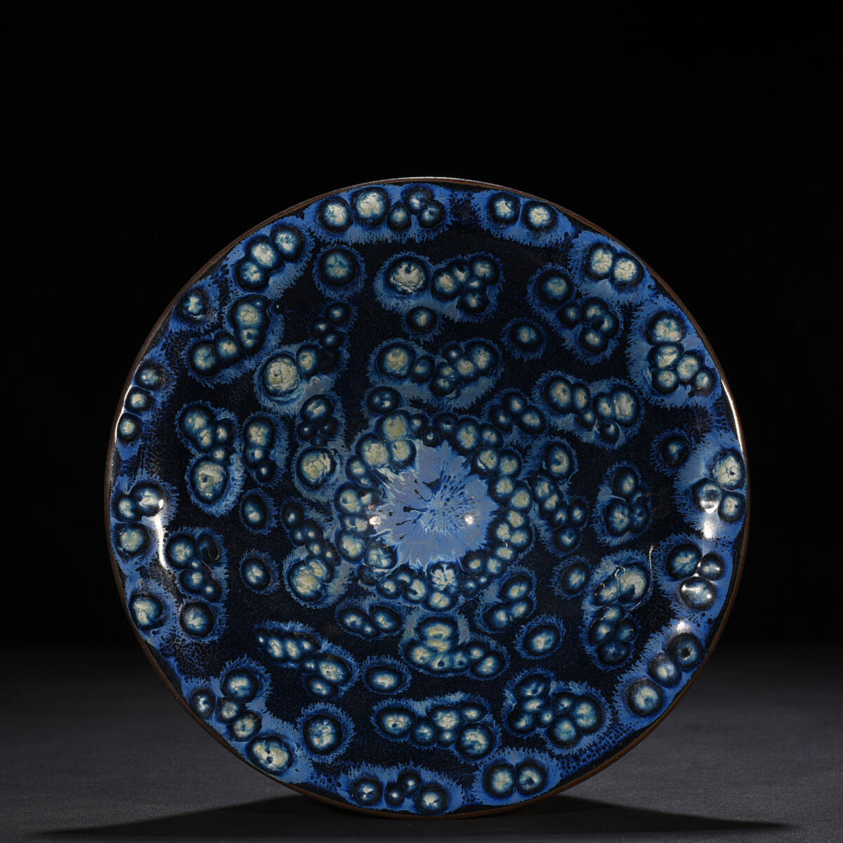 宋時代 建窯 寳款 天目盞斗笠碗 唐物 箱付き 陶磁器 中国美術 古美術 置物 H03拍卖