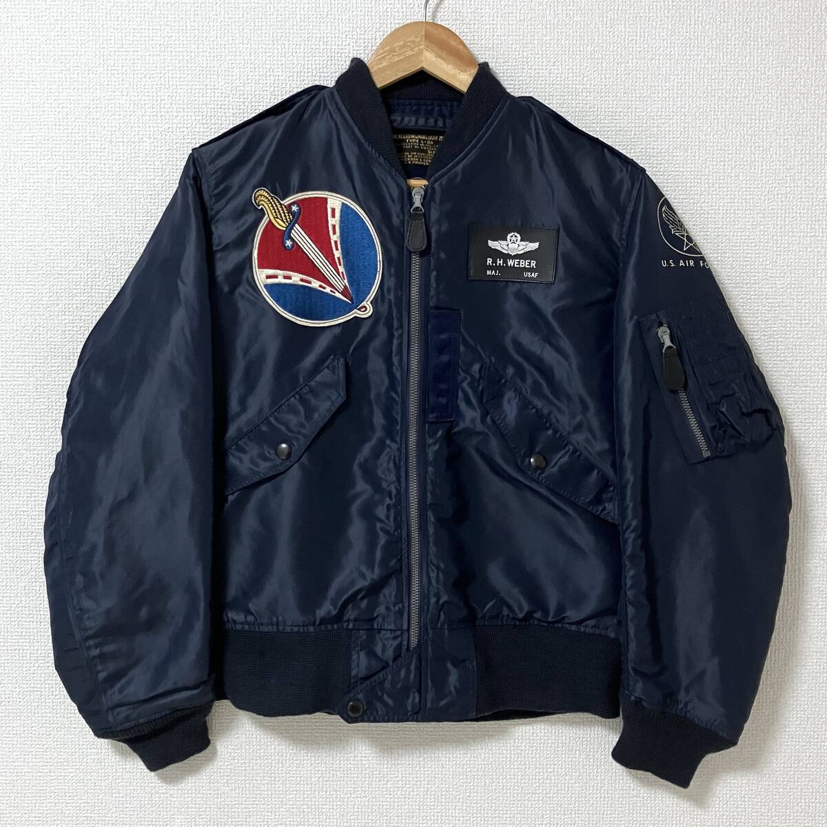 Buzz rickson's L-2A フライトジャケット 紺 34サイズ BR11302 MA-1 バズリクソンズ ブルゾン ミリタリー ビンテージ 復刻 東洋 5070153拍卖
