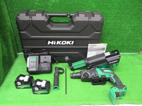 【HIKOKI/ハイコーキ】DH36DPF 2XP 28mm コードレスロータリハンマドリル バッテリー 2コ 充電器 2977拍卖