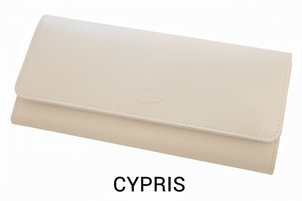 CRPRISキフリス新品レザー長財布29700円ベージュ ハニーセル拍卖