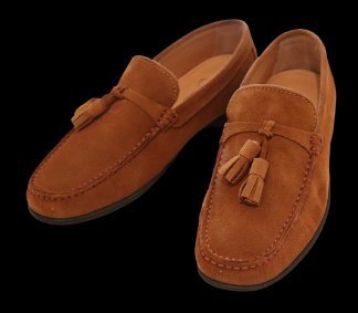 Giorgio NAPOLIジョルジオナポリ新品メンズローファーレザーシューズ79200円25伊製拍卖