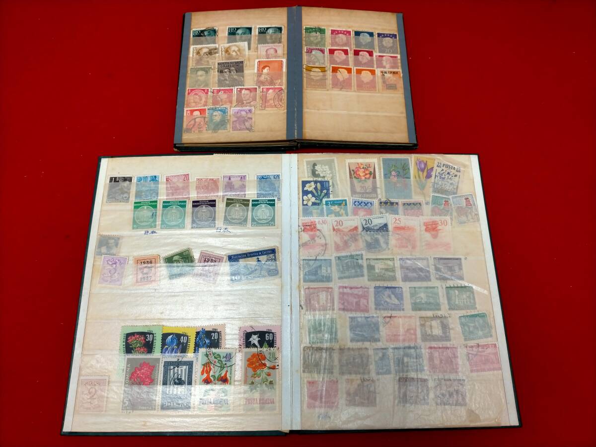 使用済み切手 まとめて 2冊セット 種類色々・拍卖
