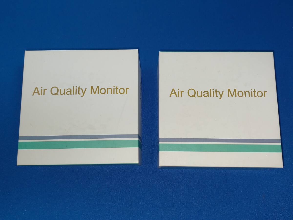 2個セット Air Quality Monitor 二酸化炭素測定器 CO2 リアルメーター DLCO2JCY1305拍卖