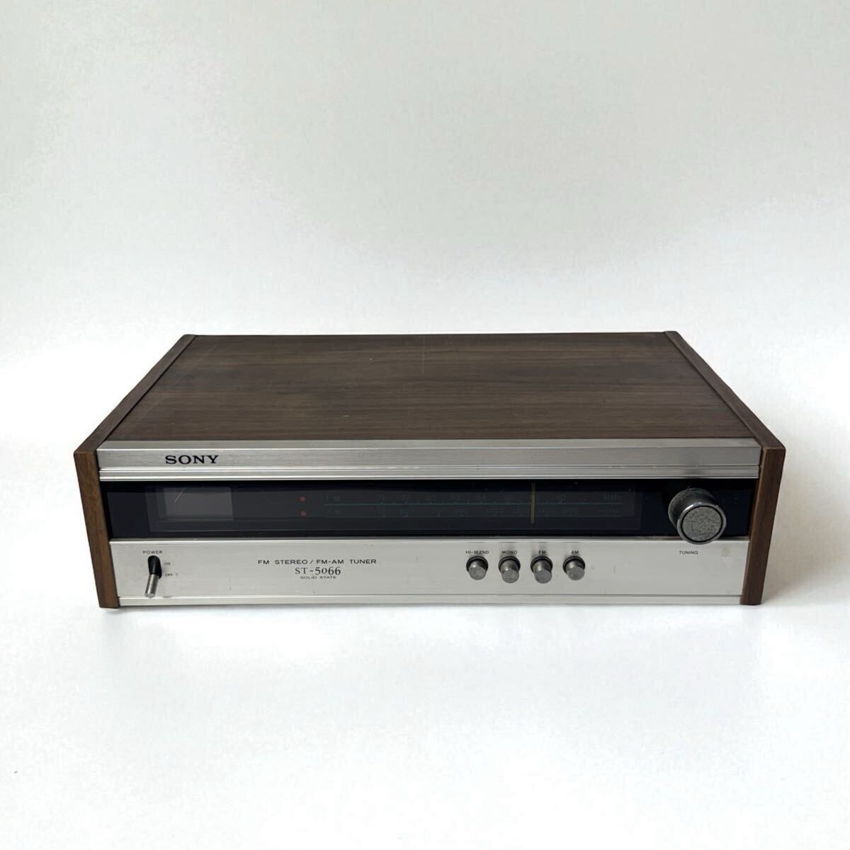 【通電確認済み】1スタ〜 SONY ソニー ST-5066 FMステレオ FM-AMチューナー TUNER 拍卖