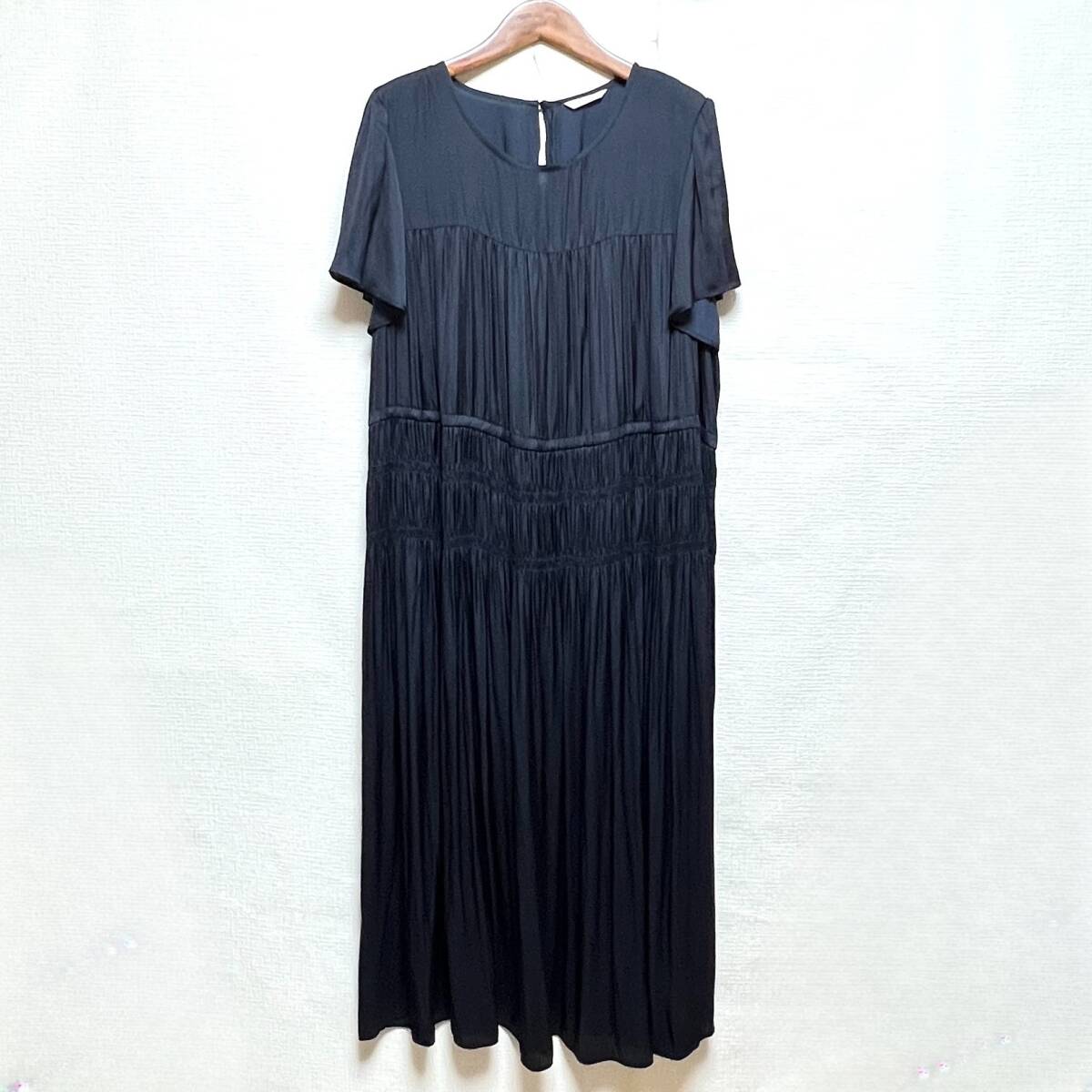 即決 ローズティアラ Rose Tiara ワンピース 紺系 サイズ46 ゆうパケットポスト可 (880455)拍卖