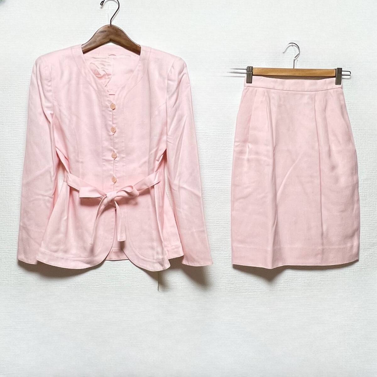 即決 ミスアシダ miss ashida セットアップ サイズ7 ピンク系 レターパック可 (901463)拍卖