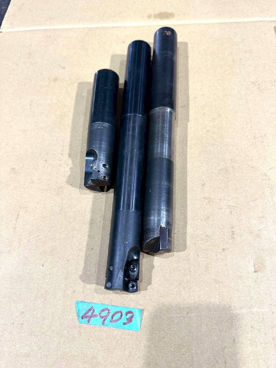 《4903》日立 エンドミル 3本セット 切削工具拍卖