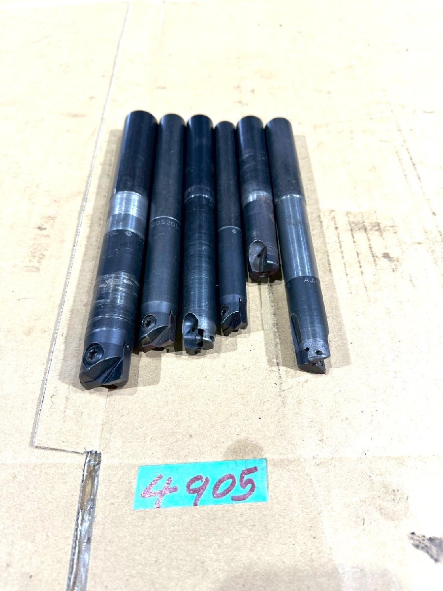 《4905》日立 エンドミル 6本セット 切削工具拍卖