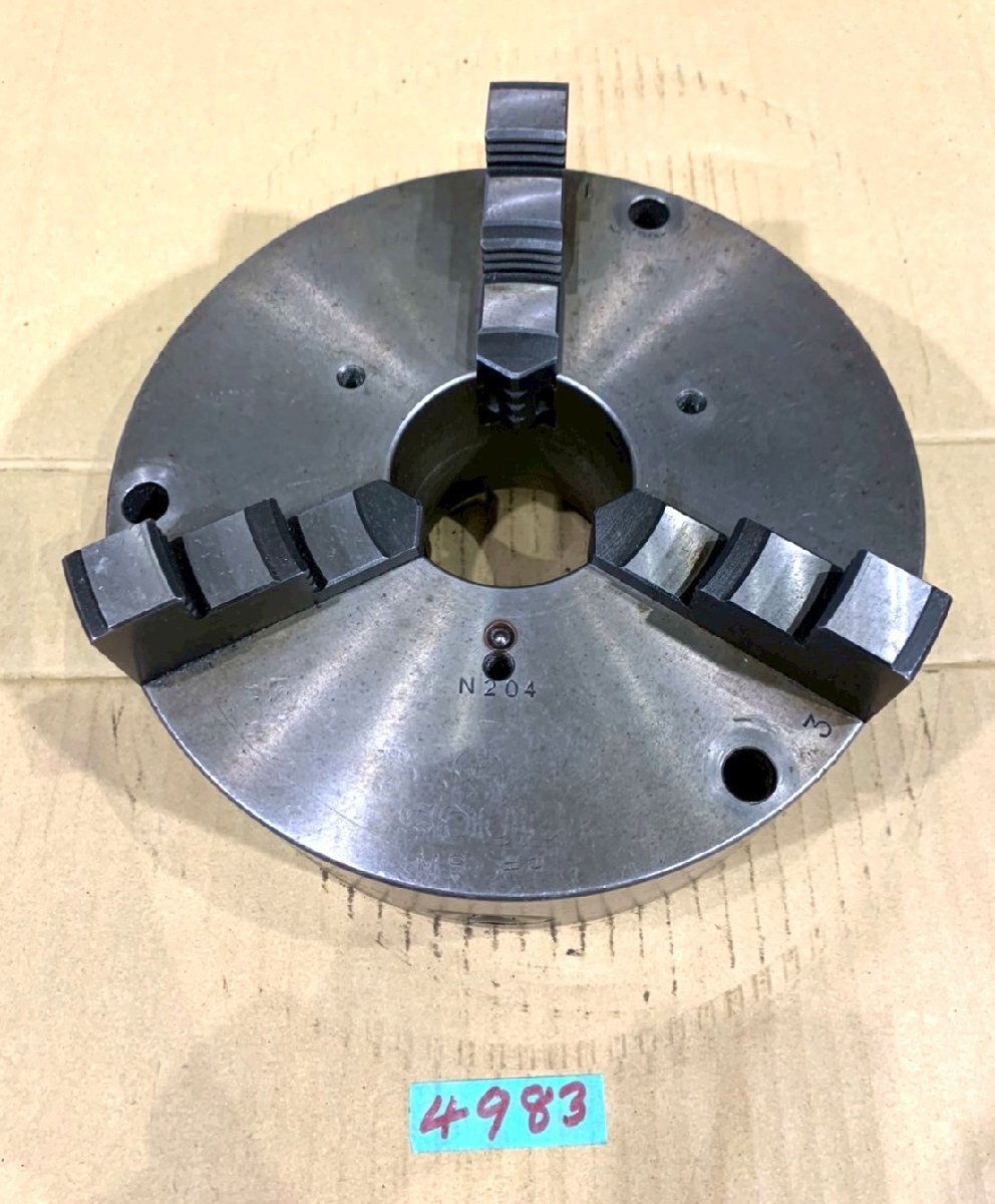 《4983》SOUL 旋盤チャック N204 3つ爪 直径230mm拍卖