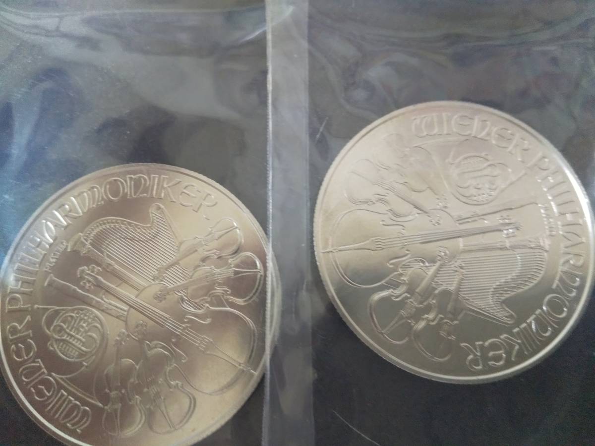 ★超貴重★未開封★未使用★『ウィーンプラチナコイン 1オンス 2016年製 ケース入り』 オーストリア造幣局発行 31.1gの純プラチナ★99.95%拍卖