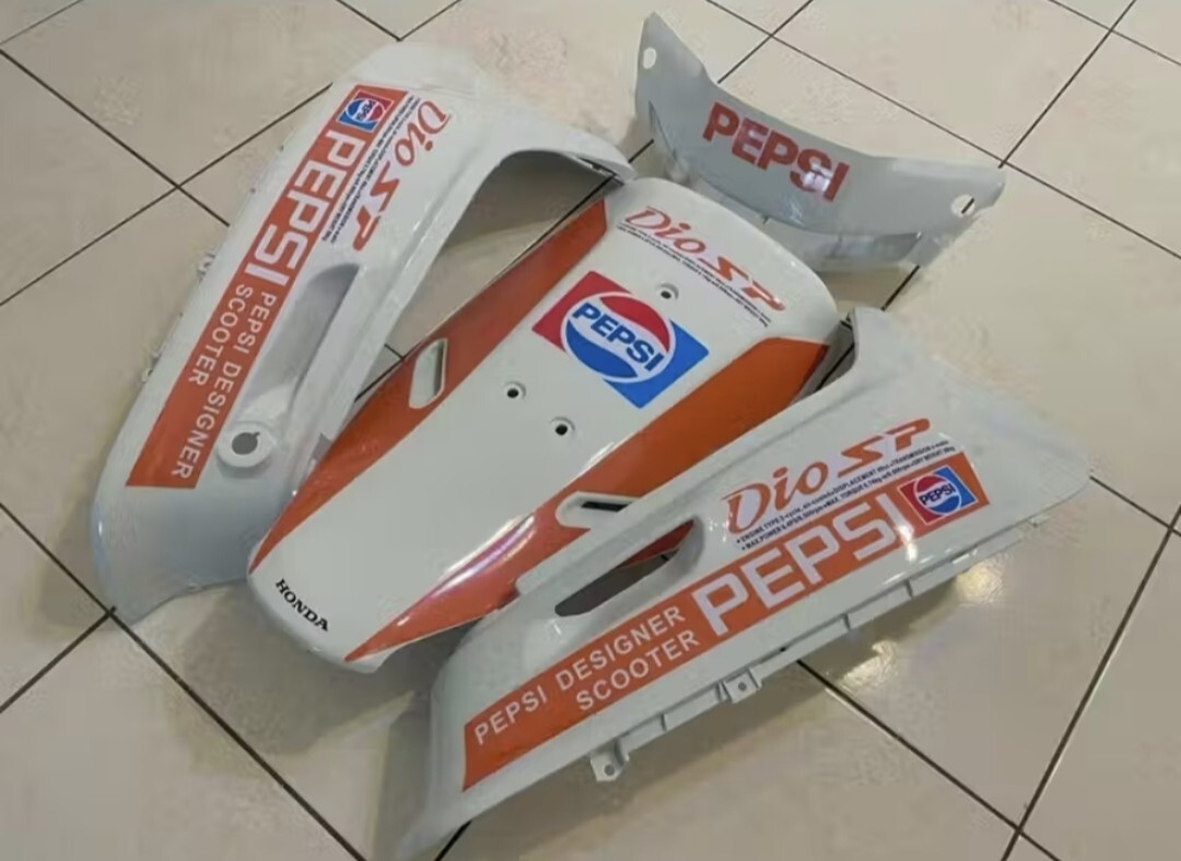 Dio AF18 25 カスタム ペプシ 白オレンジ 外装セット拍卖