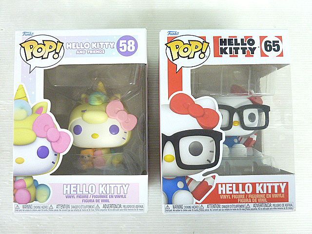 T356 未使用保管品 FUNKO POP! HELLO KITTY ハローキティ フィギュア 2点セット キティちゃん グッズ コレクション Sanrio サンリオ拍卖