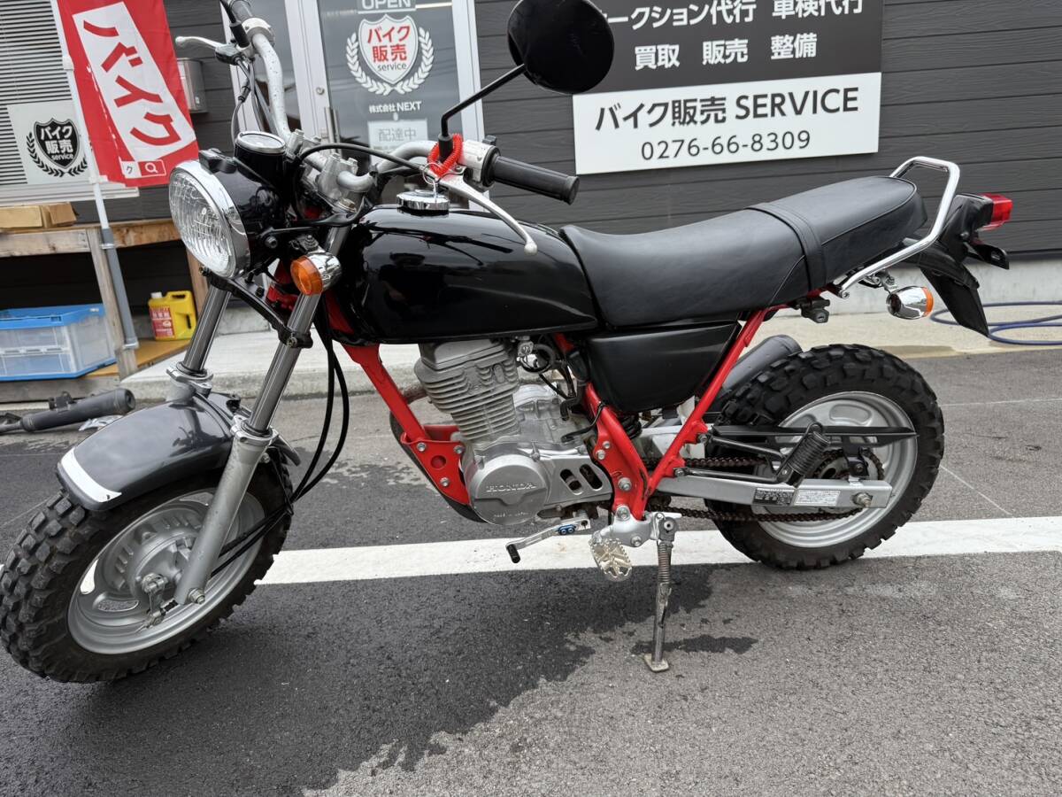 エイプ100 HONDA 走行動画あり 不具合無し 自賠9.8まで おまけ付(マフラー 純正ステップ)キック始動 全国配送 引取り可能拍卖