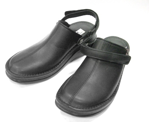 痛くない柔かクッション 23.0 SPORTS NINE 8171 黒 スポーツナイン 前かぶり つま先カバー 2WAY サンダル 婦人 レディース サボ クロッ拍卖