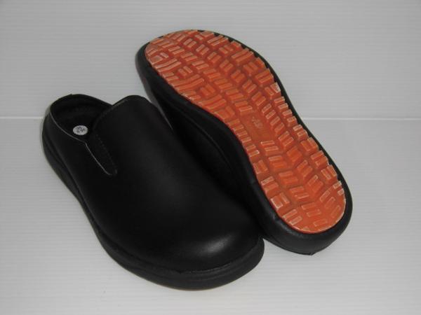 即決 防水 防滑 耐油 26.0cm アサヒコック102 黒 つま先カバー 前かぶり 厨房用 コック シューズ サボ サンダル クロッグ 仕事 作業 履き拍卖