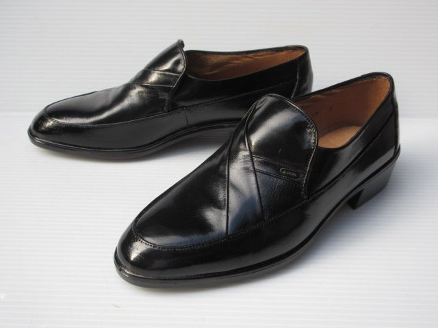 ワケあり 23cm スモールサイズ ミスターブラウン MB2442 黒 紳士 メンズ 紳士靴 革靴 冠婚葬祭 フォーマル ビジネス シューズ スリッポン拍卖