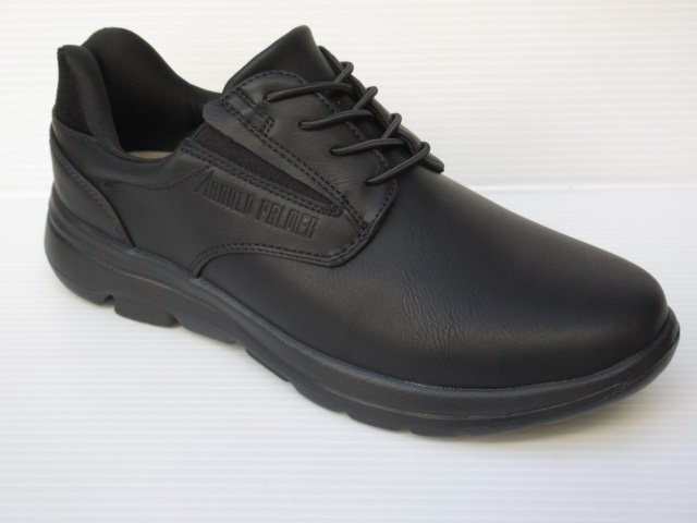 即決 27.0 スパッと1秒で履ける アーノルドパーマー AP0061 ブラック 紳士 メンズ ビジネス ウォーキング シューズ スリッポン拍卖