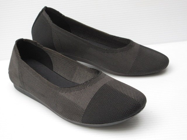 訳あり(色ムラ) 23.5 柔らかクッション クロワッサン CR0561 婦人 レディース スリッポン パンプス 幅広 外反母趾 ローヒール 普段履き拍卖