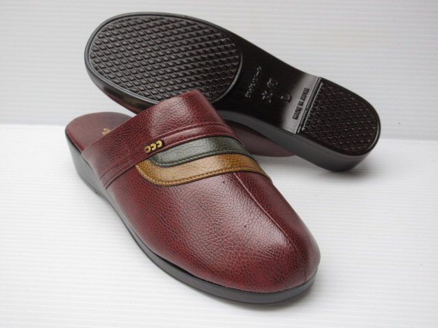 即決 防寒 モード 文和 2700 ワイン M Bunwa 前かぶり つま先カバー 日本製 4E 婦人 レディース オフィス 事務所 履き サンダル つっか拍卖
