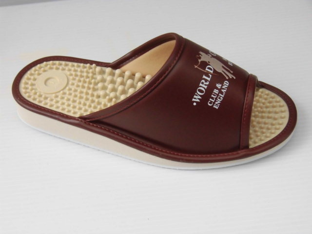 大きいキングサイズ 3L ポロ健康 サンダル 日本製 POLO WORLD CLUB K752 茶 紳士 メンズ スリッパ オフィス 事務所 履き ケンサン 健康履き拍卖