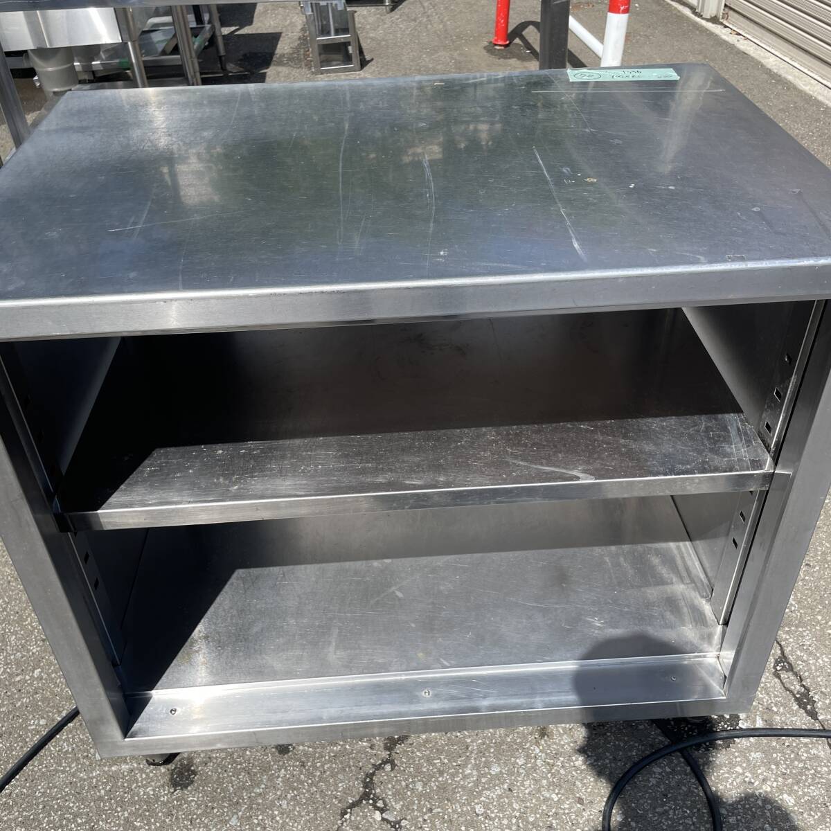 ☆【札幌店開店二周年記念セール!作業台(扉なし)/900*600*800(mm)/中古品/札幌発】1436-70拍卖