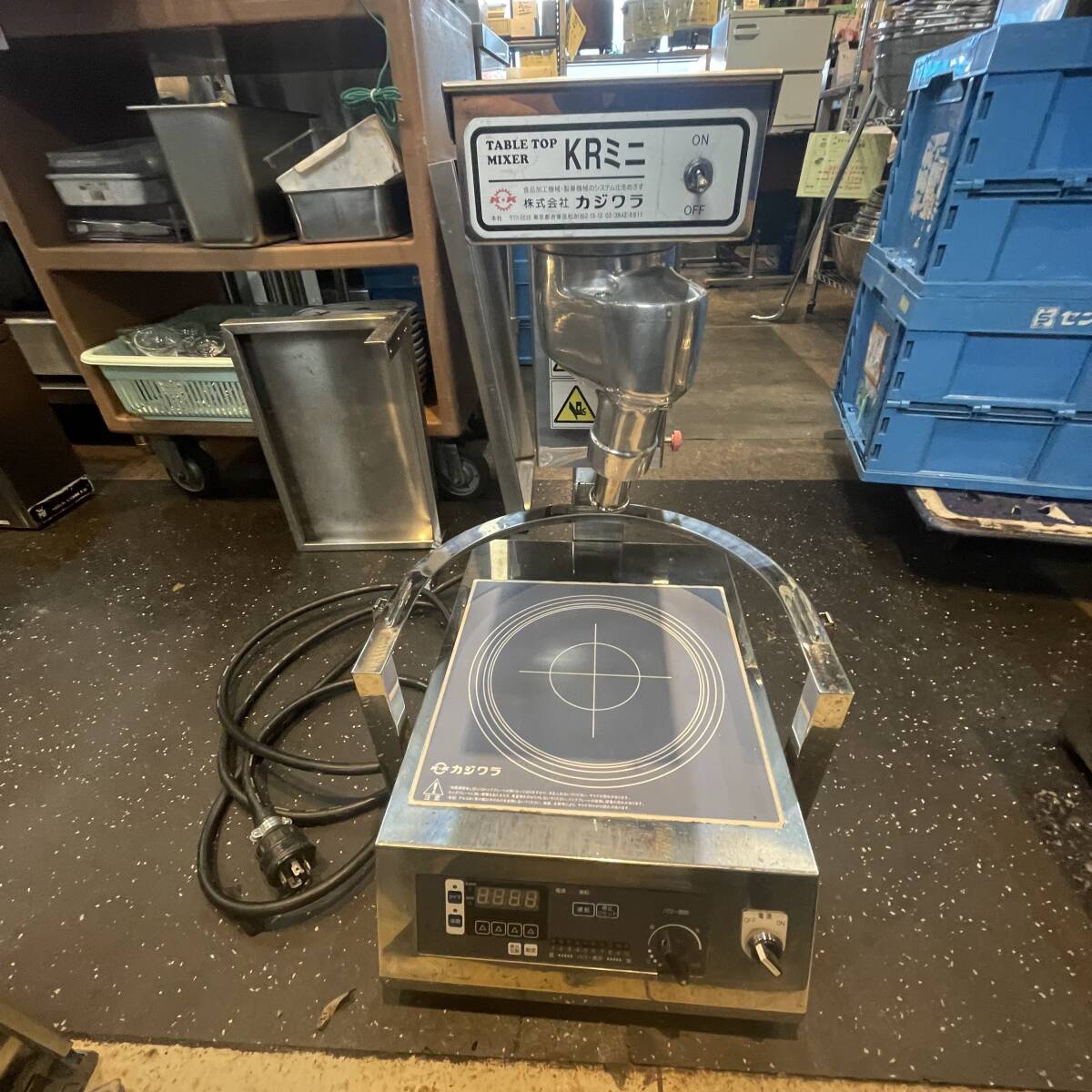 【札幌店開店二周年記念セール!!卓上かくはん機/KRミニ/カジワラ/中古品/札幌発】1462拍卖
