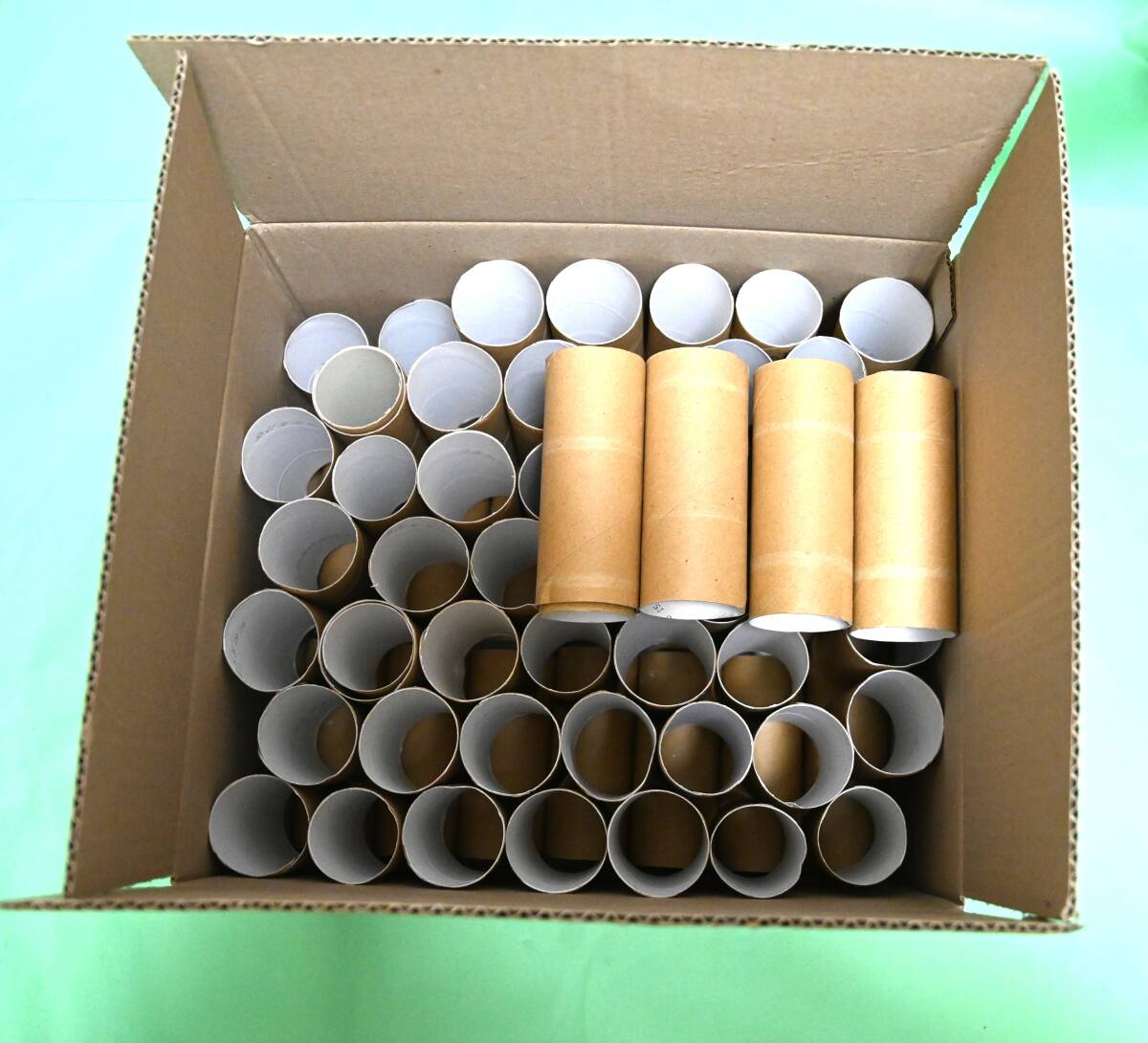 トイレットペーパーのシン芯 茶色 約75個拍卖