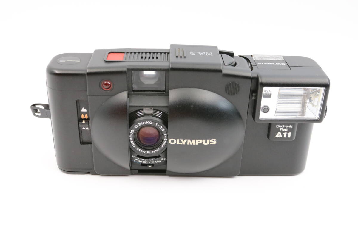 オリンパス OLYMPUS XA2 + A11 D.ZUIKO 35mm F3.5 レンズ コンパクト フィルムカメラ拍卖