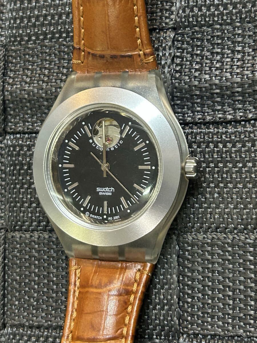 Swatch 2002年モデル 初代アイロニー ダイアフェーン IRONY diaphane 腕時計 スウォッチ 自動巻き 美品拍卖