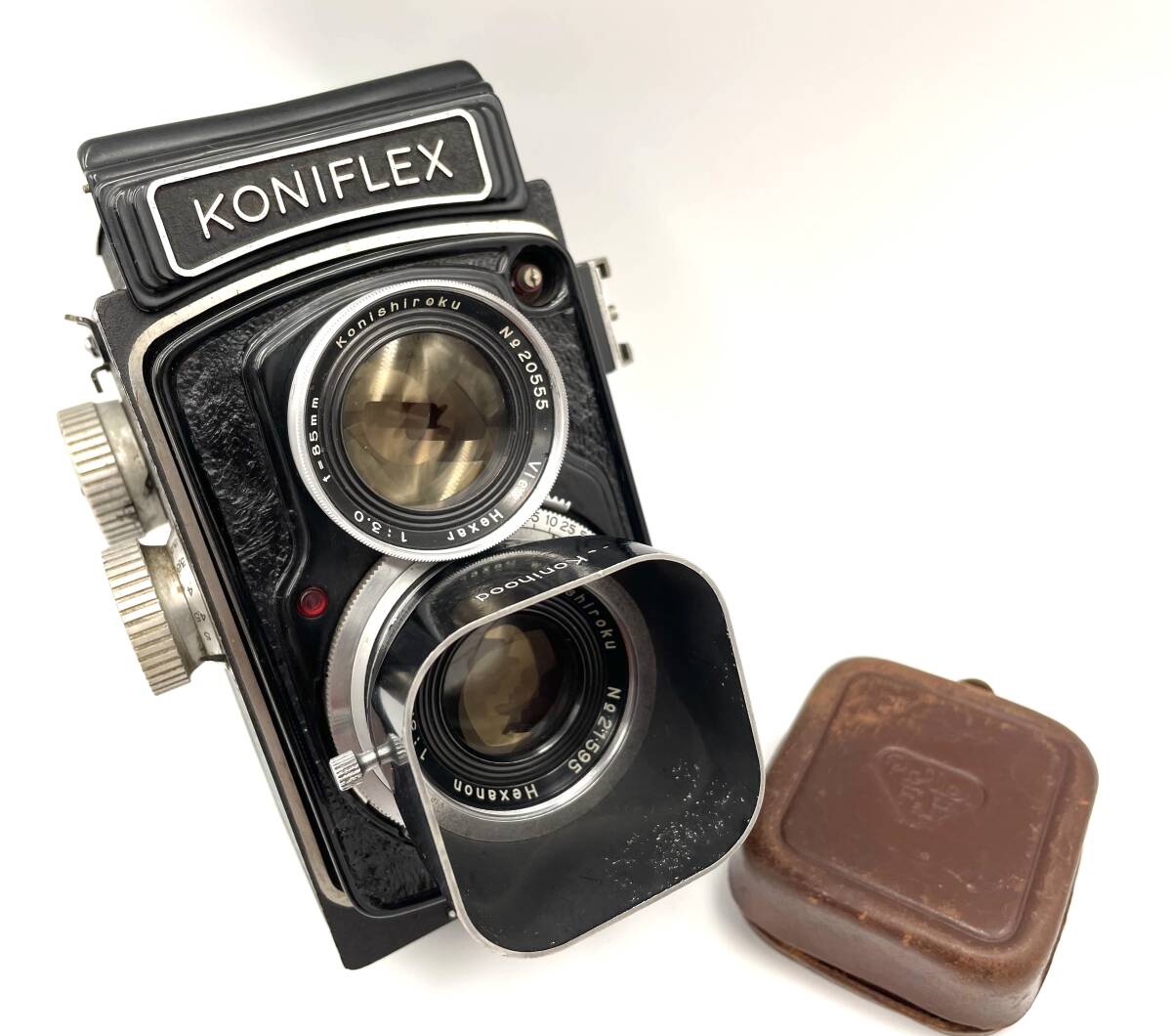 KONIFLEX レンズフード おまけ ROLLEI ケース 付 85 3.5 コニフレックス koni flex rolleiflex ローライフレックス ...拍卖