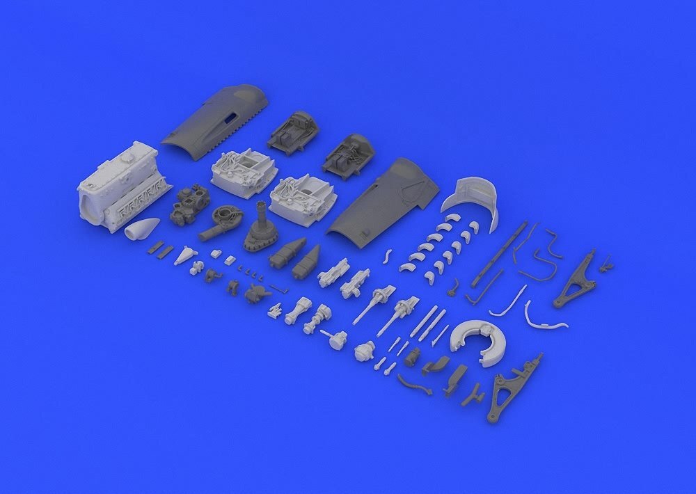 【中古】エデュアルド 1/32 Bf 109G-6 エンジン レベル用拍卖