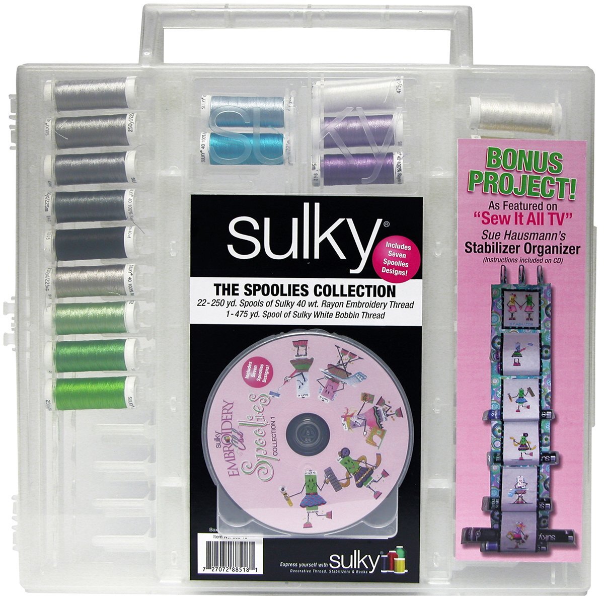 【中古】Sulky Original Slimline Spoolie Collection #1 Assortment- (並行輸入品)拍卖